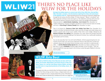 THERE’S NO PLACE LIKE WLIW FOR THE HOLIDAYS