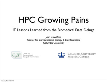 HPC Growing Pains - Webapps.lehigh.edu