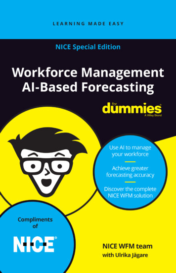 Workforce Management AI Forecasting For Dummies