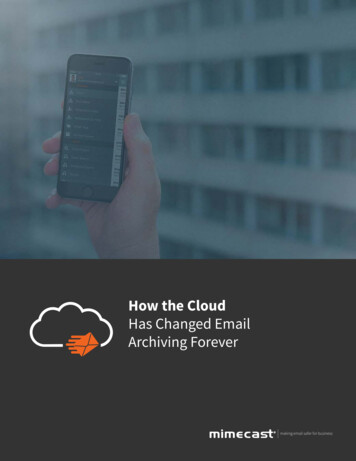 Has Changed Email Archiving Forever - Christine Parizo Communications
