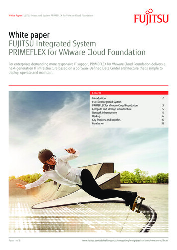White Paper FUJITSU Integrated System PRIMEFLEX For VMware Cloud Foundation