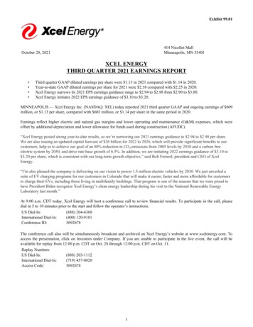 Xcel Earnings Release Q3 2021 - S25.q4cdn 