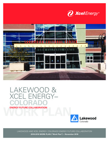 Lakewood & Xcel Energy Colorado Work Lan