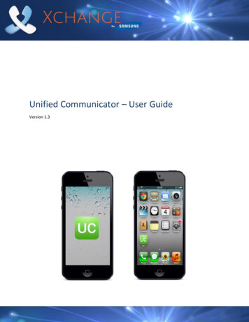 Unified Communicator User Guide - Telephone Systems Direct 