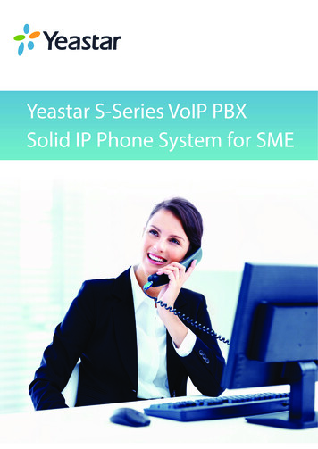 Yeastar S-Series VoIP PBX Solid IP Phone System For SME