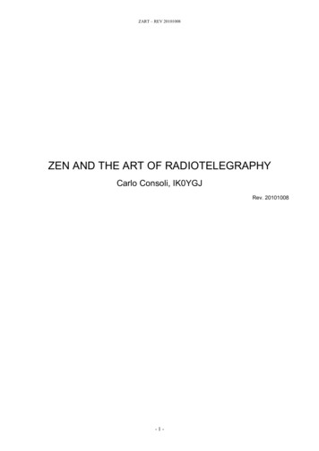 ZEN AND THE ART OF RADIOTELEGRAPHY