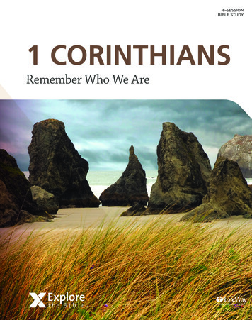 6-SESSION BIBLE STUDY 1 CORINTHIANS