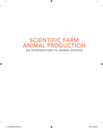 Scientific Farm Animal Production - Pearson