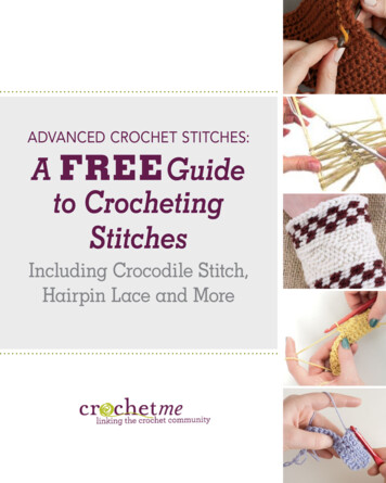 Advanced Crochet Stitches: A Free Guide To Crocheting .
