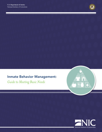 Inmate Behavior Management