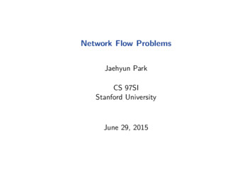 Network Flow Problems - Stanford University