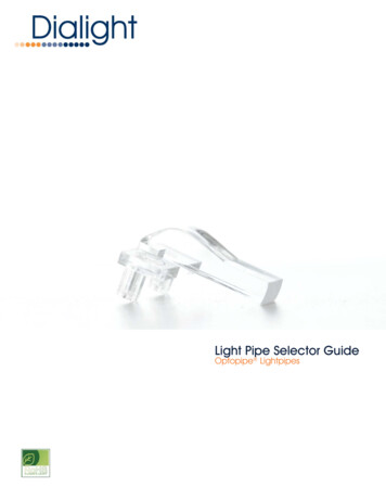 Light Pipe Selector Guide - RS Components