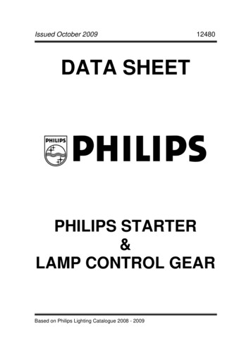 Cover Philips Starter & Lamp Control Gear
