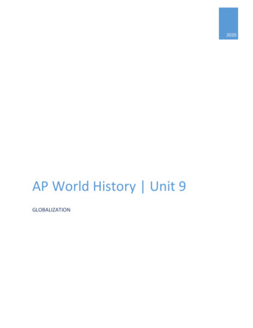 AP World History Unit 9 - IDEA Public Schools