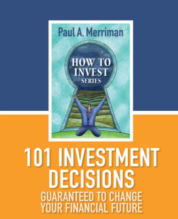 “How To Invest” Series Paul A. Merriman