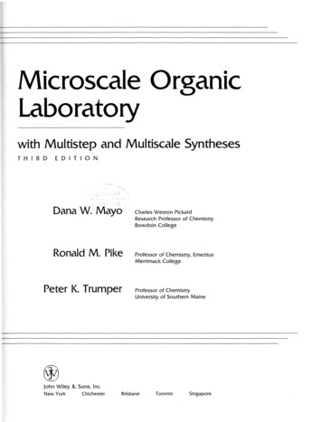 Microscale Organic Laboratory - GBV
