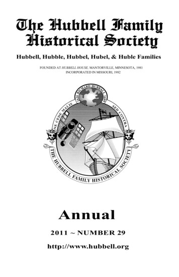 Hubbell, Hubble, Hubbel, Hubel, & Huble Families