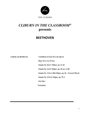 CLIBURN IN THE CLASSROOM Presents BEETHOVEN