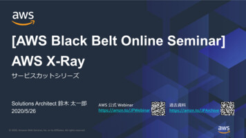 [AWS Black Belt Online Seminar] AWS X-Ray