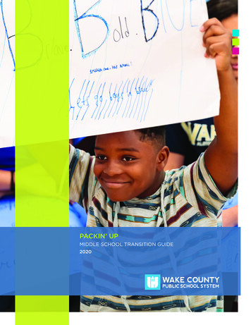 Packing Up Guide - Wake County Public School System