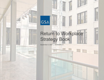Return To Workplace Strategy Book