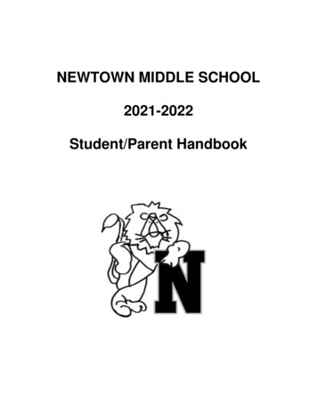 NEWTOWN MIDDLE SCHOOL 2021-2022 Student/Parent 
