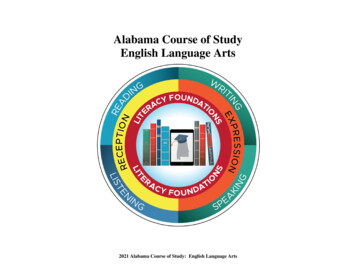 Alabama Course Of Study English Language Arts - Schoolwires