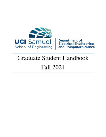 Graduate Student Handbook Fall 2021 - Henry Samueli School Of Engineering