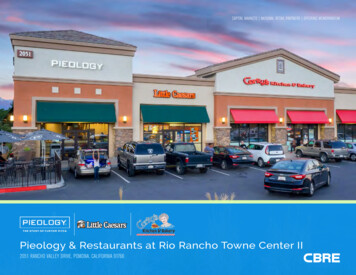 Pieology & Restaurants At Rio Rancho Towne Center II - Jesse Lee