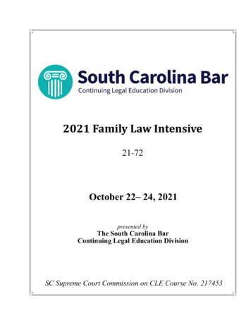 2021 Family Law Intensive