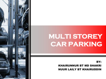 MULTI STOREY CAR PARKING - Structural Engineers