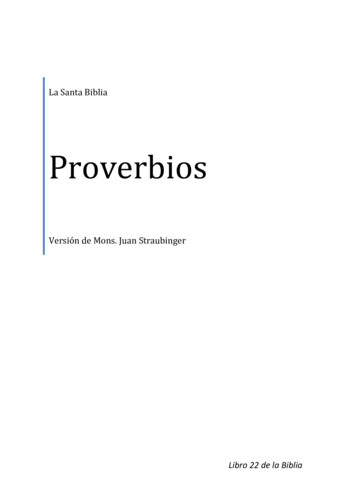 Proverbios - Curas .ar
