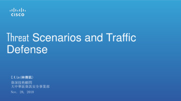 Threat Scenarios And Traffic Defense - TWNIC