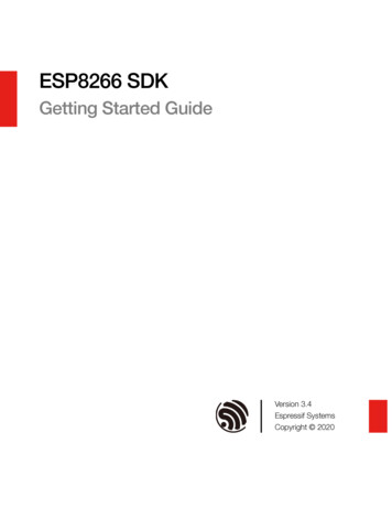 2a-esp8266-sdk Getting Started Guide En - Espressif