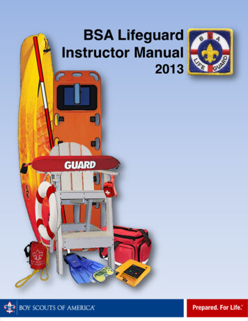 BSA Lifeguard Instructor Manual-2013