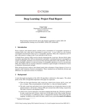 Deep Learning: Project Final Report - Stanford University