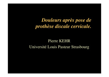 Pierre KEHR Université Louis Pasteur Strasbourg