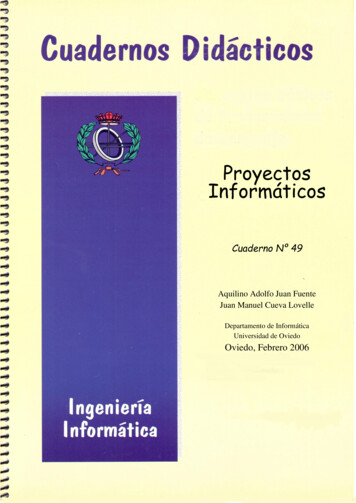 Proyectos Informáticos - Uniovi.es