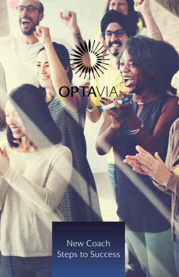 OPTAVIA New Coach Steps To Success
