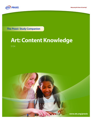 Art: Content Knowledge Study Companion
