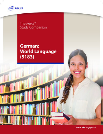 German: World Language Study Companion