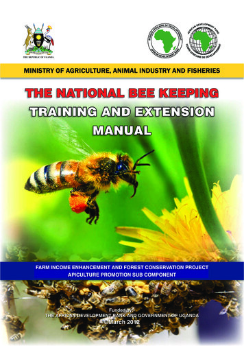 THE NATIONAL BEE KEEPING TRAINING AND EXTENSION 
