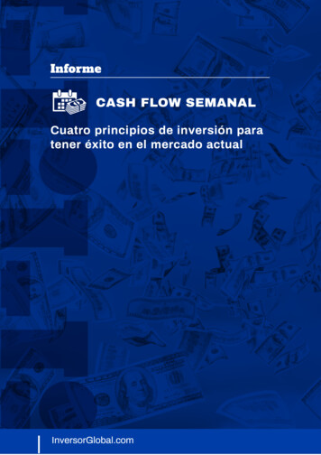 CASH FLOW SEMANAL - Inversor Global