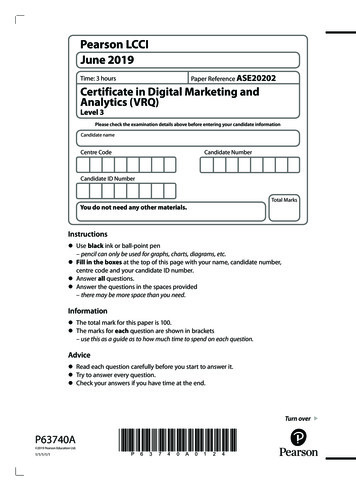 Certificate In Digital Marketing And Analytics (VRQ)