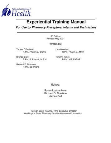 E Xperiential Training Manual
