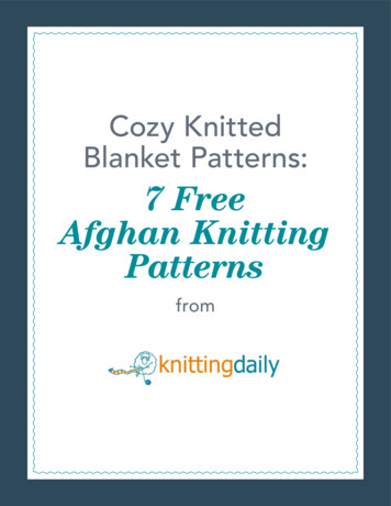 Free Knitted Afghan Patterns - Knitting, Crochet, Jewelry .