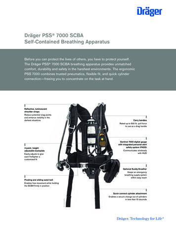 Dräger PSS 7000 SCBA Self-Contained Breathing Apparatus