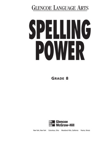 Spelling Power Workbook