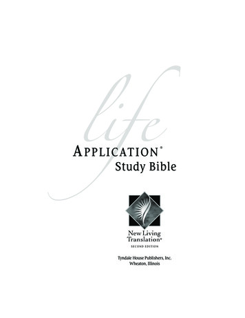 Life Application Study Bible, NLT