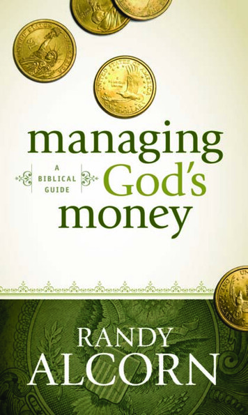 Managing God's Money - Tyndale House